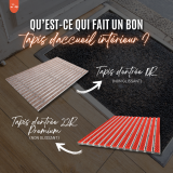 Qu’est-ce qui fait un bon tapis d’accueil intérieur ?