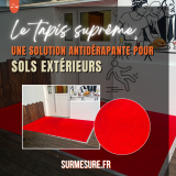 Le tapis suprême : solution antidérapante pour sols extérieurs