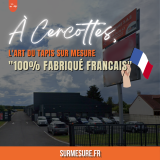 À Cercottes, l'Art du Tapis sur Mesure "100% fabriqué francais"